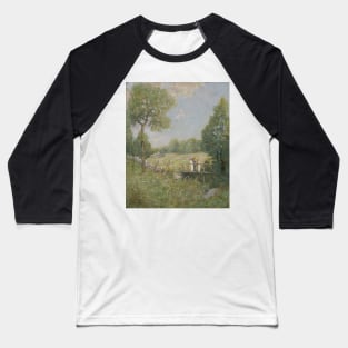 The Fishing Party by Julian Alden Weir Baseball T-Shirt